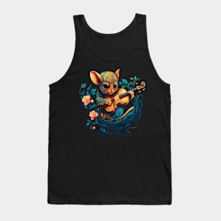 Tarsier Playing Violin Tank Top